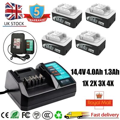 For Genuine Makita Battery BL1440G BL1413G 14.4V 1.3 4Ah G-Series DC18WA Charger • £24.90