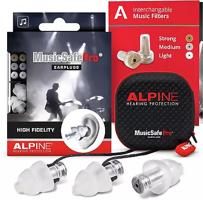 Alpine MusicSafe Pro High Fidelity Music Earplugs For Concert & Noise Reduction • £30.55