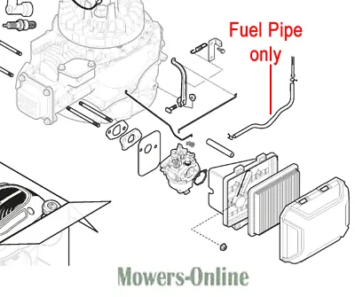 Mountfield Stiga Lawnmower ST170 ST170LS Fuel Pipe 118551480/0 • £12.89