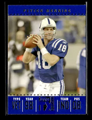 2007 Topps TX Exclusive #1 Peyton Manning • $1.50