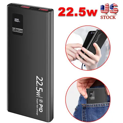 Portable Power Bank External Battery Huge Capacity 950000mAh 2 USB Fast Charger • $14.59