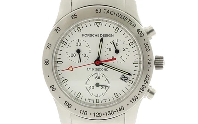 £438.22 • Buy Porsche Design By Eterna White Dial Ref. 6604.41 Stainless Steel - 80739340