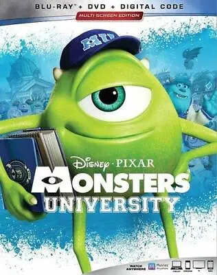 Monsters University Blu Ray DVD And Digital Brand New Free Ship W/slipcover • $11.50