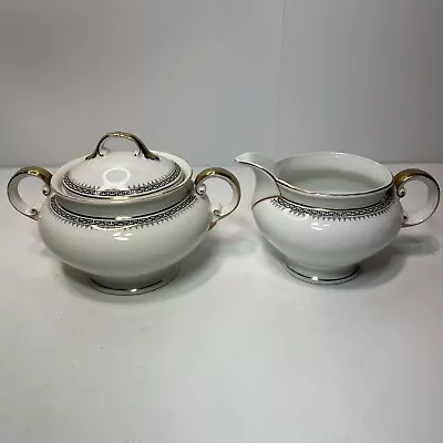 Heinrich & Co H & C Selb Bavaria Creamer And Sugar Bowl Pattern HC28 • $7.50