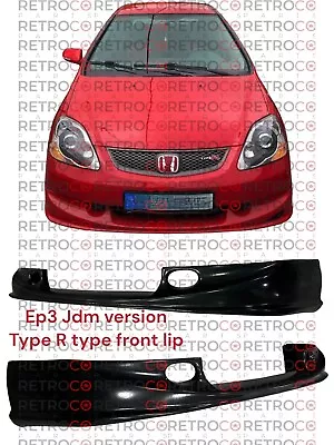 For HONDA 7th GEN CIVIC Hb EP3 Type R FRONT Lip Plastic 04 06 Jdm VERSION • $85