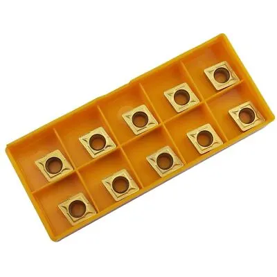 10PCS CCMT09T308 UE6020 Carbide Tips Inserts Blade Cutter Lathe Turning Tool NEW • £9