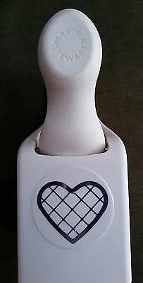 Lattice Emboss 1  Heart USED Martha Stewart Paper Punch Valentine Weddin Die Cut • $20.95