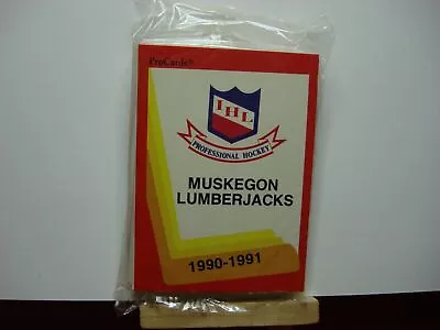 Muskegon Lumberjacks 1990-91 Procards Team Set (ihl) Fact. Seal *must See* • $4.95