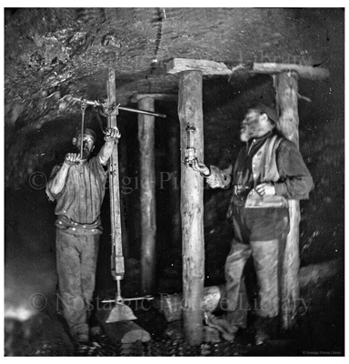 £2.50 • Buy PHOTO 11 MINING SCENE INSIDE  OF CANNOCK CHASE COAL MINE STAFFORDSHIRE C1890