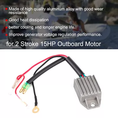 $18.28 • Buy Aluminium Alloy Voltage Regulator Rectifier For 2 Stroke 15HP Outboard Motor