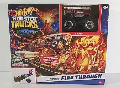 Hot Wheels Monster Truck 5 Alarm Fire Through Hot Wheels Track NIB • $20