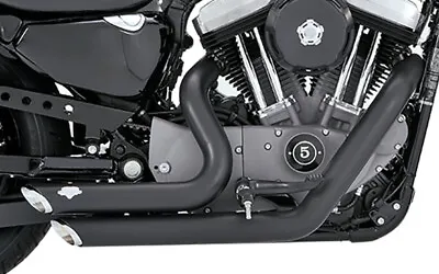 Vance & Hines Shortshots Black Staggered Exhaust System Harley Sportster (47219) • $599.99