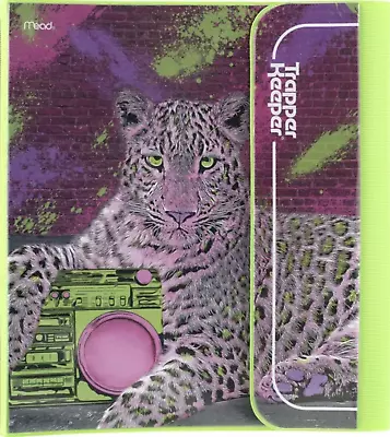 $14.99 • Buy Mead Trapper Keeper Binder, 1  Round Rings, Cheetah) 12 3/16  X 11 1/4  NEW 9611