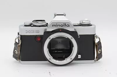 Minolta XG-9 35mm Film SLR Chrome Camera Body - Engraved As Is • $20