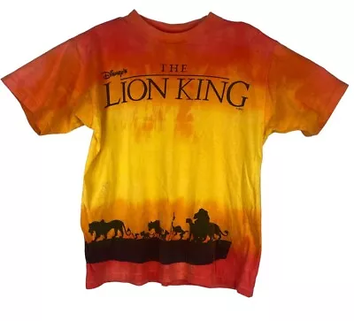 Vtg Rare Disney Lion King Tee Shirt Original 90s Single Stitch Tie Die Sz M • $49.88