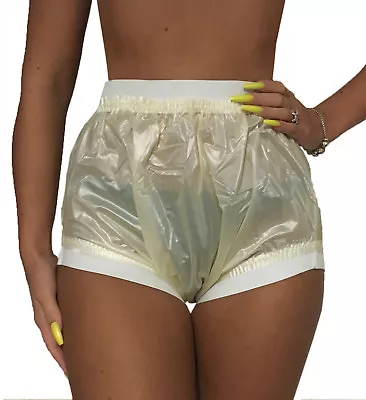 PVC Pant With Wide Elastic Band 02mm Knickers 4403 Adult Diaper Incontinence • $34.70