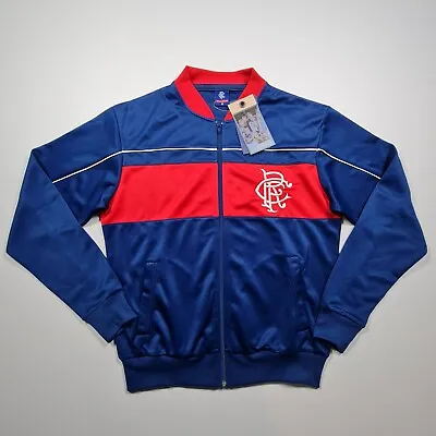 £19.99 • Buy Rangers Mens Track Jacket Blue Size Small Hummel RFC Retro