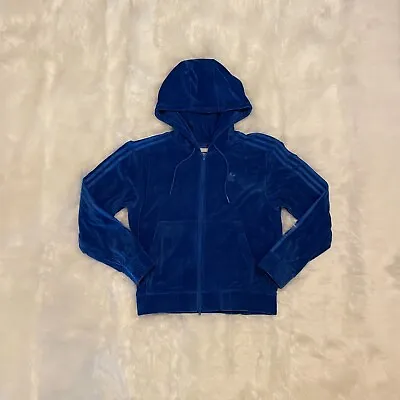 $69.99 • Buy Adidas Originals FZ Hoodie X Jeremy Scott Mens Jacket Blue H55893 NEW Multi Sz