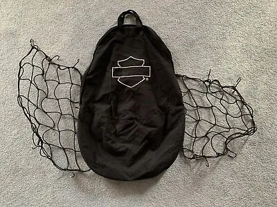 Harley Davidson Canvas Travel Bag For Harley Motor Bike Windshield With Two Nets • $79.35