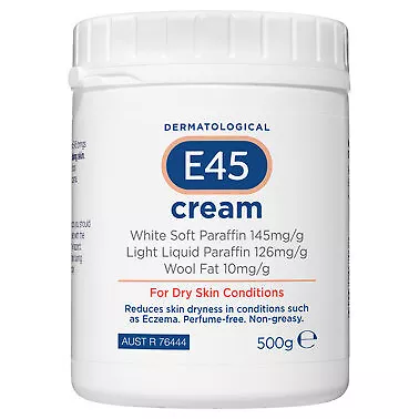 E45 Moisturising Cream For Dry Skin & Eczema 500g • $23.49