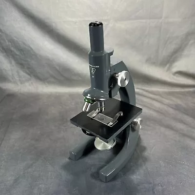 Vintage Bausch & Lomb St Microscope W/10X & 43X Objectives Working Antique • $84.99