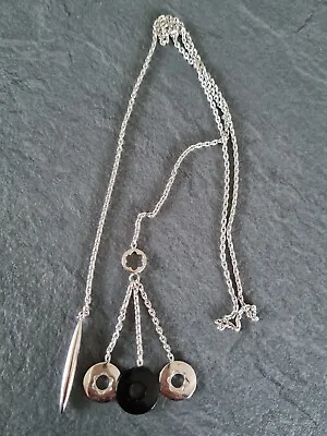 Montblanc- Silver  Pendants Necklace.  Star Collection . Slightly Used. • $236.41