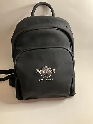 VINTAGE Hard Rock Cafe LAS VEGAS Black Mini Backpack Bag • $19.99