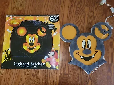 Disney 12  Mickey Mouse Vampire Window Display Light Up 2010 Halloween Dracula • $15