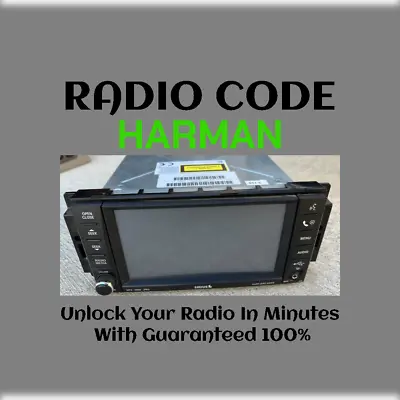 ANTI-THEFT HARMAN RADIO CODE SERIES MyGIG NTG4 REN C STEREO PINCODE SERVICE • $3.99