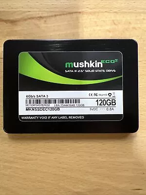 Mushkin 120GB 2.5  SATA2 SSD Solid State Drive MKNSSDCL120GB-DX Clean • $19.99