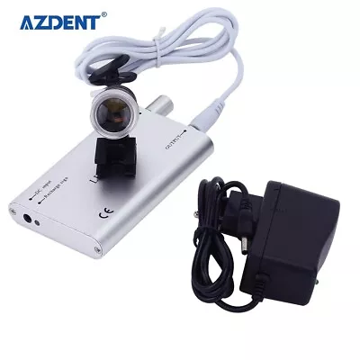 Portable Dental Medical LED Head Light Lamp Silver For Binocular Optical Loupes • $27.14