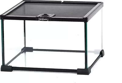 REPTI-ZOO Knock-Down Mini Glass Reptile Habitat 360 Rotation 20”×12”×14”(14.5  • $40