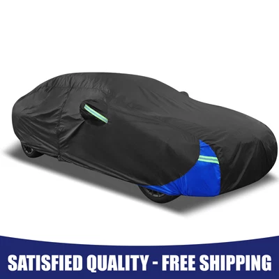 $57.49 • Buy 3L Car Cover Outdoor Rain Sun Protection Universal For Sedan 178 -185  Item Of 1