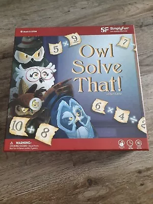 Simply Fun - Owl Solve That! - Math & Stem Game. 100% Complete! • $19.99