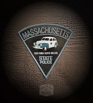 Mass State Police Cruiser Legends Patch 1941 Ford Super Deluxe • $10