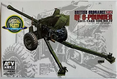 AFV Club 35217 British Ordnance QF 6-Pounder Anti-Tank Gun Mk.IV 1:35 • $27