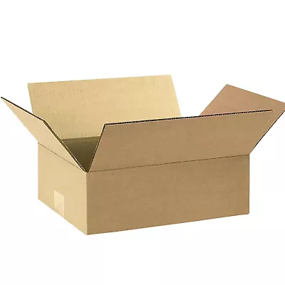 Shipping Boxes Mailers 12 X9 X4   Corrugated Cardboard Packing Kraft (5-100pcs) • $25