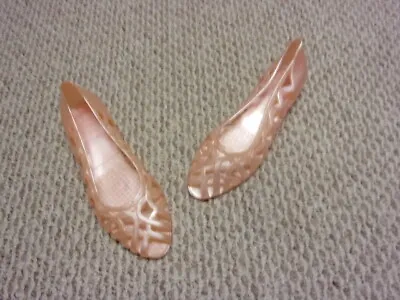 Vtg Plastic Jelly Womens Shoes Flats 8 Pink • $65