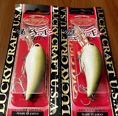 2 Lucky Craft Moonsault CB-250 Crankbait Lures ROOTBEER BROWN • $27.95