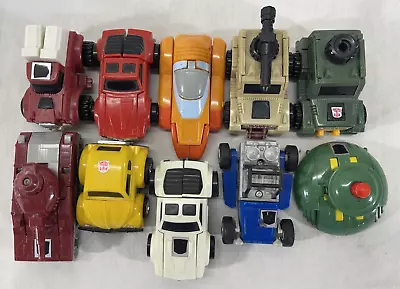 Lot Of 10 Mini G1 Transformers - Minicons - Bumblebee Cosmos Outback Brawn • $189.99