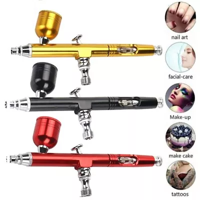 Airbrush Set 0.3mm Nozzle DA Air Brush Spray Gun For Paint Art Tattoo Nail Cake • $16.60