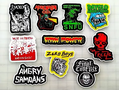 Punk Vinyl Sticker Lot (10 Stickers) Set 12 • $12.99