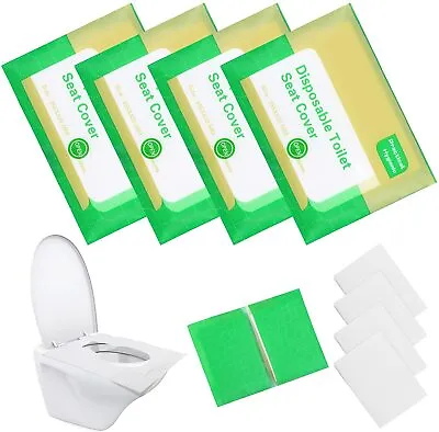 £6.68 • Buy Greoer 4 Pack Of Disposable Toilet Seat Covers,40 Pieces Of Flushable Toilet Se