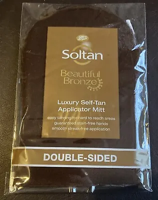 Boots Soltan Beautiful Bronze Luxury Self Tan Mitt Glove  Double Sided • £3.99