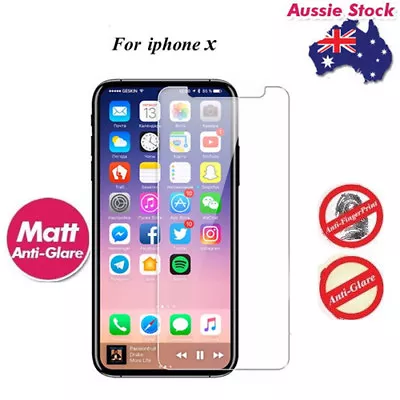 2X Matte/Anti-Glare Plastic Screen Protector For IPhone X  / Xs 5.8''  • $4.95