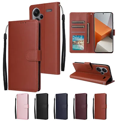 For Xiaomi Redmi 12 K60 Ultra Note 13 Pro + Leather Flip Wallet Stand Cover Case • $13.19