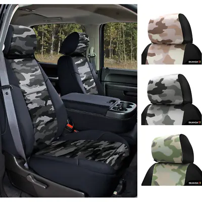 Seat Covers Traditional Military Camo For Chevy Silverado 1500 Custom Fit • $279.99
