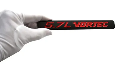 5.7L Vortec Hood Emblem Engine Badge 3D Decal For Silverado Z71 Car Sierra Red • $9.23