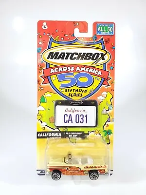 2001 Matchbox Across America California 1955 Chevrolet Bel Air 1/64 Diecast NEW • $8.95