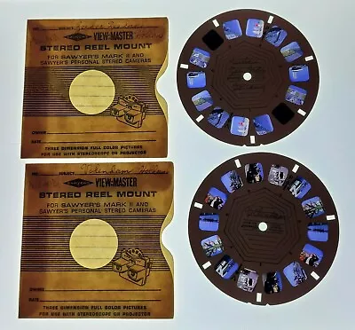 Personal Reel Mounts View-master 2 Reels Volendam Zuider Zeider Zee Dike Holland • $24.99